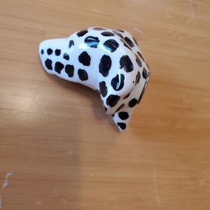 Ceramic Dalmatian Dog Drawer or Cupboard Handle